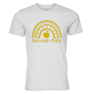 "Live, Love, Teach" Tee